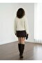 Ecru Tasseled Knitwear Jacket Cardigan - 3