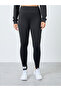 Gymspire Edition - Calf Reflective Striped Pocket Detail Leggings - 2