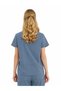 Single Top Side Pockets Hidden Zipper Polo Collar Doctor/Nurse Surgical Uniform Goblin Blue |   Medi̇ni̇lla - 2