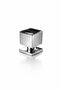 5-Piece Metal Square Handle – Shiny Chrome Cabinet Drawer Handle – Modern Furniture Door Handle - 5