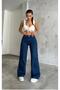 New Season High Waist Shape-Up Women's Palazzo Jeans - 2