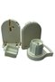 32mm Roller Blinds Cream Latch Foot and Square Pin Mechanism Set - 4