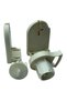 32mm Roller Blinds Cream Latch Foot and Square Pin Mechanism Set - 6