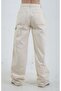 Natural Contrast Stitched Jean Trousers - 5