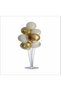 Balloon Stand Set of 7, Total 7 Pieces Gold, Sea Sand, Transparent Balloon Set
