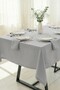 Dertsiz Panama Linen Premium Tablecloth - Water and Stain Repellent Cotton Blend Duck Cloth