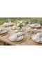Natural Linen Napkin 34X34 cm – Promise Engagement Table Napkin, Invitation Table Napkin, Dowry Napkin Set of 6 - 3