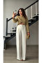 White Premium Palazzo Trousers