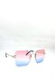 Fi-38 Pink-Blue Glass Women's Sunglasses 59-19-135 - 3