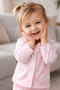 100% Cotton Buttoned Patterned Pajama Set - 2