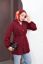 Women's Ribbed Belted Hijab Shirt - 2