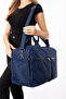 Unisex Large Clinker Fabric Waterproof Long Strap Travel and Sports Bag with Front Pocket Hand Luggage 233