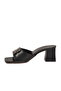 Black Lightweight Women's Heeled Slippers 467060 Z - 4
