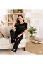 Milan Knitted Short Sleeve Women's Pajama Set - 5
