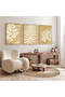 3 Piece Wooden Framed Living Room Hall Kitchen Table Set Set3510