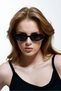 Guxxe Women's / Girls' Cat Eye Black Sunglasses - 3
