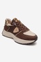 حذاء رياضي نسائي من BIELLA مصنوع من الجلد السويدي البني - 3