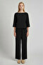 Black Rubber High Waist Pants