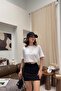 Lace-Up Mini Shorts Skirt Black - 5