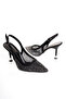 Women's Transparent Stone-Embellished Evening Shoes - 2