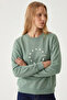 Women's Star Printed Casual Sweatshirt - 2
