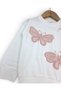 Baby Girl Seasonal Butterfly Printed 6-9-12-18-24 Months 2 Thread 100% Cotton Bottom and Top Baby Set - 3