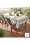🆕   Lace-Looking Easy-To-Clean Liquid-Proof Hole-Free Pvc Tablecloth - 120 X 150 Cream - 3