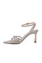 Silver Women's Thin Heeled Special Occasion Evening Dress Shoes 681137 Z - 4