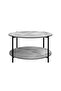 Nook Coffee Table, Round, Gray, 80cm