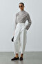 Canvas Balloon Trousers Ecru - 3