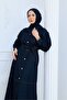 Women's Buttoned Belt Detailed Denim Dress - 2