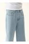 Men's Ice Blue Baggy Trousers - 2