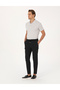 Black Classic Jogger Pants Trousers with Waist Cord 50324220-Vr046 - 3