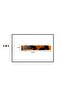 Turtle Patterned 6 cm Acetate Automatic Hair Clip 2 Pieces - 4