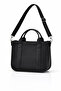 Small Size Women's Hand and Shoulder Bag with Adjustable Strap and Teddy Bear Baguette Bag Crossbody Bag Mini - 8