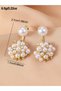 Faux Pearl Earrings - 5