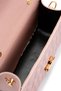 Gold Chain Charm Detailed Isabella Women's Crossbody Bag Powder - 7