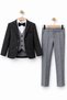 Boys Slim Fit Textured Striped Sports Suit Ak195-196 - 5