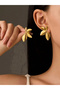 Leaf Stud Earrings - 2