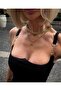 Strappy Dress with Strap Accessory Detail - 2