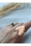 Women's Ring Handmade Heart Polymer Clay Adjustable Ring Special Design