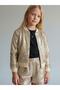سترة بومبر مزينة بالترتر للفتيات - 3