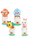 -Baby Musical Stacking Toy with Lights for Infants - Blue - 7