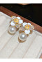 Flower Faux Pearl Exquisite Earrings - 5