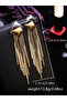 Geometric Tassel Dangle Earrings - 4