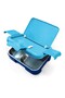 Kids Blue Orange High Wheels Truck Patterned Stainless Steel Lunch Box 39285 - 3