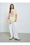 Yellow Graphic Print Oversized T-Shirt - 2