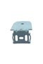 Narrow Case Round Hole Long White Painted Metal Leg - 6