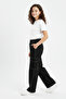 Girl's Jean Trousers with Elastic Waist and Drawstring - Cargo Pockets 12-16 Years 12524 - 4