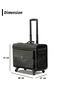 Pilot Carry-On 18 Inch Cabin Luggage, Lightweight Suitcase, 4 Spinner Wheels, 10 KG Capacity - 6